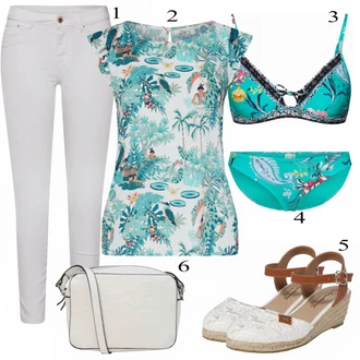 Outfit s Plavky Seafolly "Pěkný Vzhled"