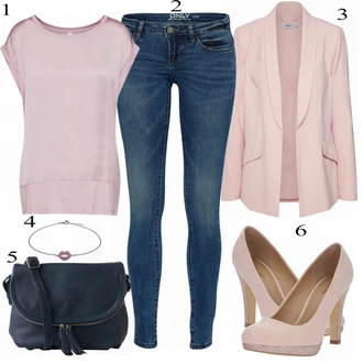 Outfit s Bota Na Podpatku About You "Pěkný Vzhled"