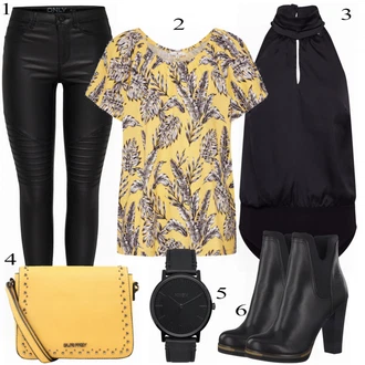 Outfit s Modrá New Look "RALPH LAUREN BOTA"