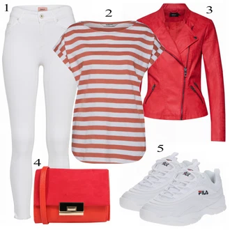 Outfit s Teniska Fila "Červená Nálada"