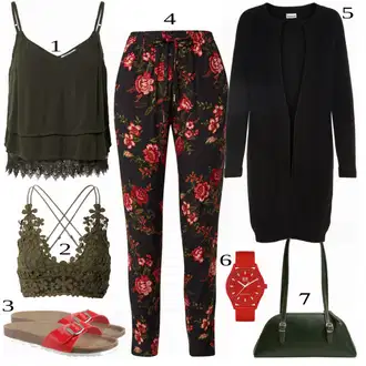 Outfit sa Crna Gaćice Free People "Tvoj otmjeni outfit"