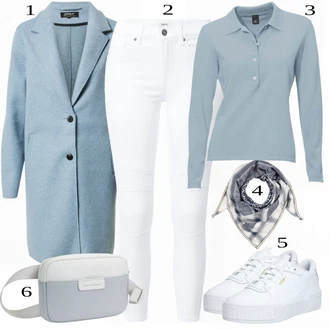 Streetwear Outfit s Bílá/Krémová Nízká Teniska/Letní Tenisky/Úzká Teniska/Skate Bota/Teniska na platformě/Kožené Tenisky Puma "Ulice Styl Outfit"Look: Unisex, Streetwear, Estetika