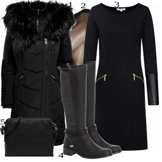 Outfity na podzim s Hnědá Punčocháče "Perfekt na podzim"