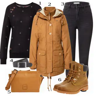 Outfity pro dešťové počasí "Podzimní Look"