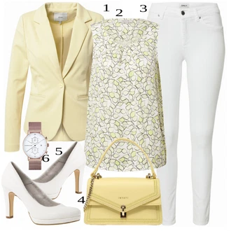 Outfit s Šedá Comma "Klasické vzhledy"