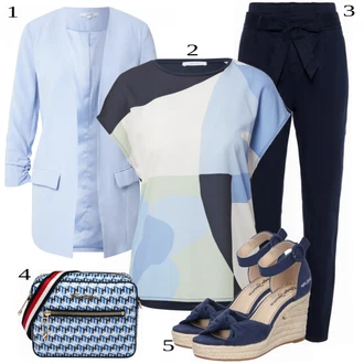 outfit mit Siva Casual Majica Opus "Tvoj cool outfit"