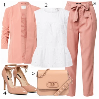 outfit mit Bež VERO MODA "Tvoj cool outfit"