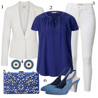 outfit mit Modra Dodatek forever new "Tvoj cool outfit"