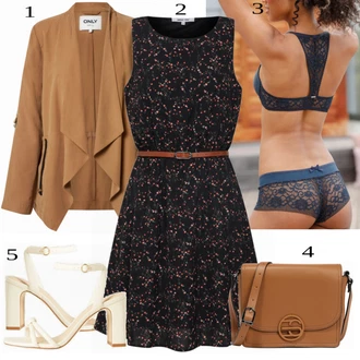 Outfit s Růžová/Světle modrá Bezdrátová podprsenka/Pánské boty ve velikosti 11/Kojící podprsenka/Odlehčovací podprsenka/Tričková Podprsenka/Podprsenka push-up bez ramínek/Vyztužený podprsenek/Push-Up Podprsenka/Zmenšující Podprsenek S.Oliver "Pěkný letní vzhled"