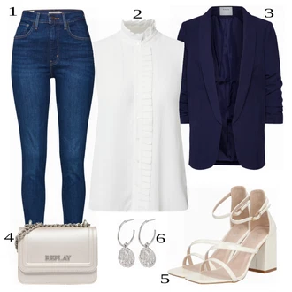 outfit mit Črna Women's Boleros and Ponchos Pieces "Tvoj cool outfit"