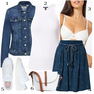 Outfit sa Plava Traper Jakna Tom Tailor "Tvoj otmjeni outfit"