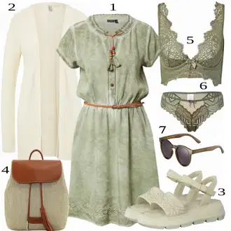 Outfity na zahradní párty "Módní letní vzhled"