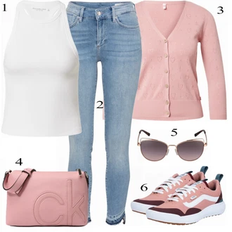 outfit mit Bež Superga Vans "Tvoj cool outfit"