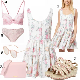 outfit mit Bela Sončna očala "Tvoj cool outfit"