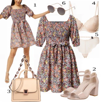 outfit mit Bela Sončna očala "Tvoj cool outfit"