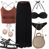 Outfity s bandeau vršky bikin image