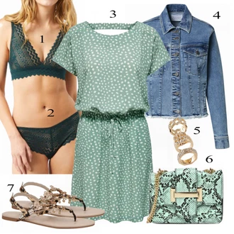 outfit mit Bež Sandali Buffalo "Tvoj cool outfit"