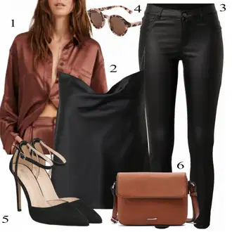 Outfit sa Crvena Bluza A Lot Less "Tvoj otmjeni outfit"