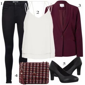 Outfit s Černá/Tmavě modrá Legíny s Podšívkou/Teplé Legíny/Kožená bunda/Neprůhledný Legíny/Sportovní Legína/Formovaná Legína/Bavlněné Legíny/Legíny s Rozparkem/Pletený Legín Only "Elegantní vzhled"
