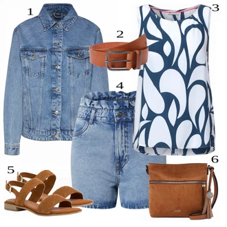 outfit mit Siva Top Street One "Tvoja elegantna obleka"