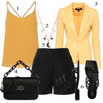 outfit mit Črna Čevlj Sandali river island "Tvoj cool outfit"