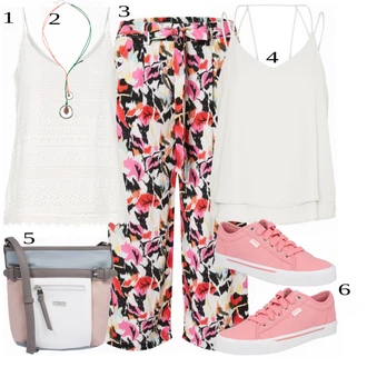 Outfit s Růžová Teniska K-SWISS "Lehký outfit"