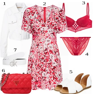 Outfit sa Bijela Traper Jakna Tally Weijl "Tvoj udoban outfit"