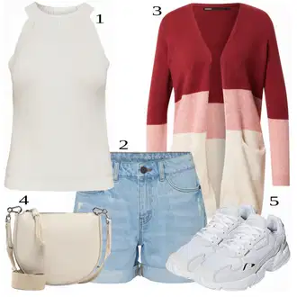 Ležérní outfity s Světle modrá Džíny s Dírou/Džíny Culottes/Džíny s Rozparkem/Navlékací džíny/Kožené bundy/Boyfriend Džínové kalhoty Noisy may "Ulice Styl Outfit"
