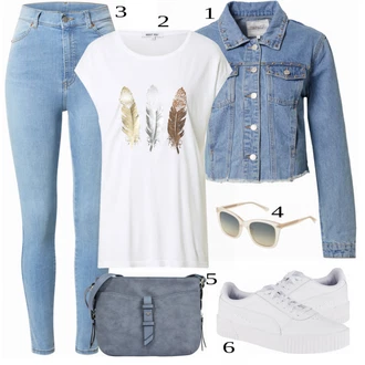 outfit mit Turkizna Hailys "Tvoj udobni outfit"