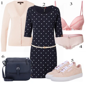 Outfit s Zimní Pletené Šaty/Sakové Šaty/Svetrové Šaty/Mini Šaty Ragwear "Pěkný Ležérní Outfit"