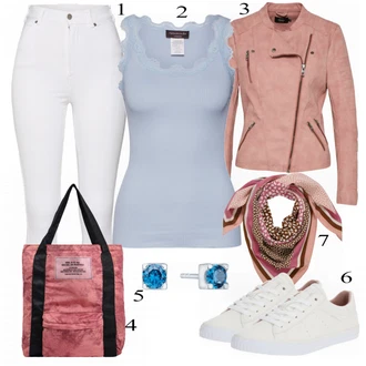 Outfit s Hnědá Kardigan samsoe samsoe "Pěkný jarní Outfit"