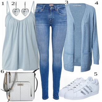 Outfit s Taška Přes Rameno river island "Cool vzhled na jaro"