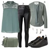 Crne Högl tenisice outfiti image