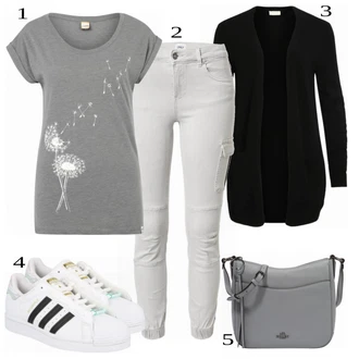 outfit mit Bela Superga Adidas Originals "Tvoj cool outfit"