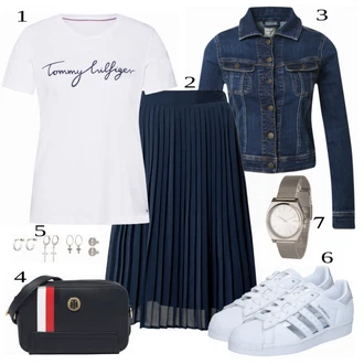 outfit mit Črna Denim Jakna Lee "Tvoj cool outfit"