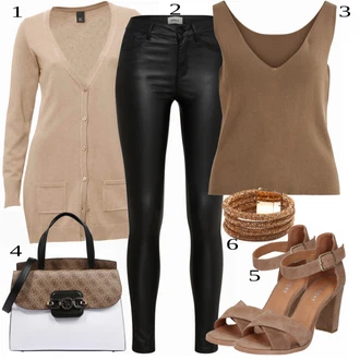 outfit mit Rjava/Zelena Priložnostni Vrh Vila "Tvoj cool outfit"