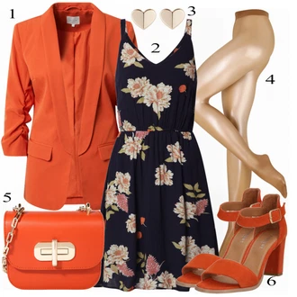 Hedvábí Outfit s Béžová Punčocháče/Nylonová punčocha/Punčochy Proti Trombóze/Punčocháče Velká Velikost/Podpůrný punčocháč/Komprese ponožka Falke "Perfektní na léto"