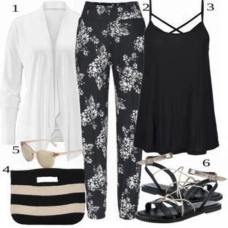 outfit mit Bela/Črna Priložnostni Vrh Lascana "Tvoj cool outfit"