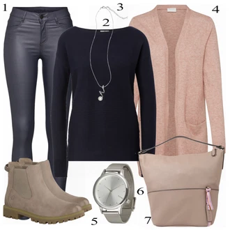 Outfity na zimu s Kardigan Vila "SoftColor"