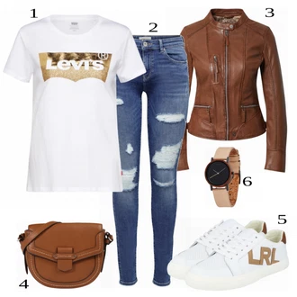 Outfit sa Bijela Tenisica Polo Ralph Lauren "Tvoj otmjeni outfit"