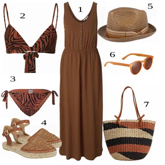 outfit mit Rdeča Obleka "Tvoj cool outfit"