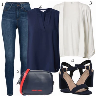 Outfit s Sandály New Look "Letní deníkový styl"