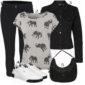 outfit mit Bela Superga Puma "Tvoj cool outfit"