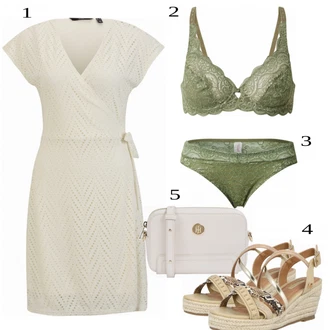 Outfit s Šedá Kalhotky TRIUMPH "Elegantní letní outfit"