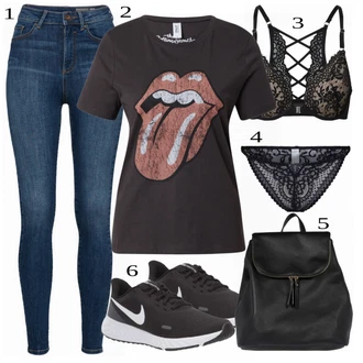 Outfit sa Crna Tenisica Nike "Tvoj otmjeni outfit"