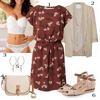 Outfit sa Crvena Haljina VERO MODA "Tvoj otmjeni outfit"