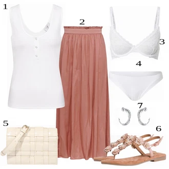 outfit mit Bela Priložnostni Vrh Minimum "Tvoj cool outfit"