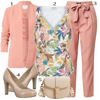 outfit mit Bež VERO MODA "Tvoj cool outfit"