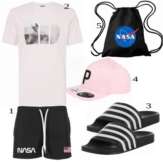 outfit mit Črna Majica Mister Tee "Priložnostna oblačila"