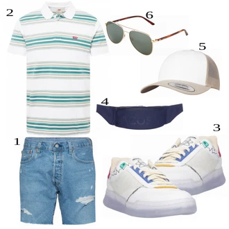 outfit mit Superga Reebok Classic "Priložnostna oblačila"